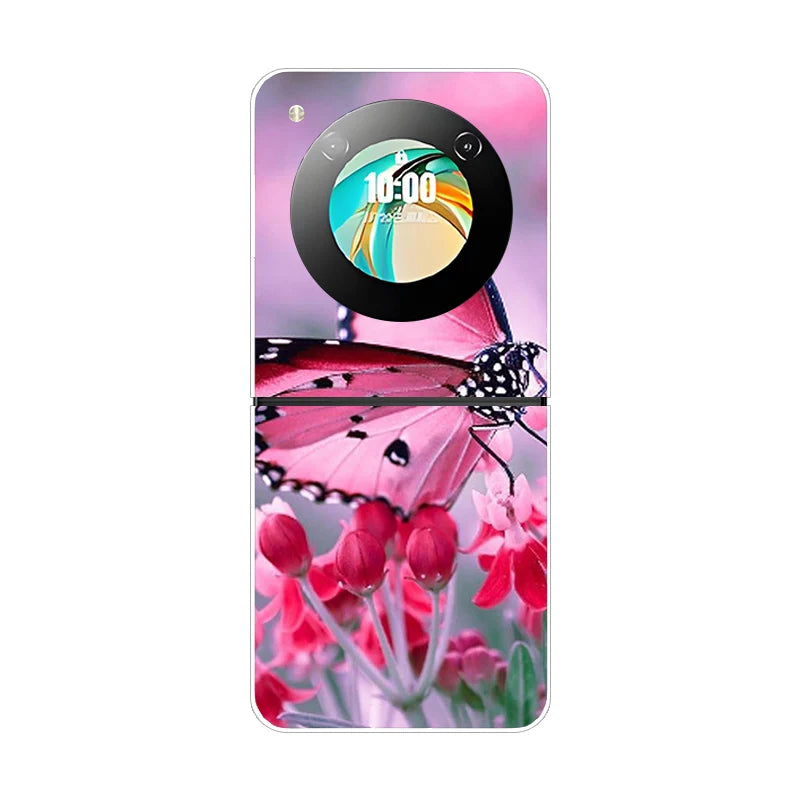 Stylish Transparent Cartoon & Pattern Hard PC Case for ZTE Nubia Flip / Flip 2 / Libero Flip – Shockproof & Anti-Scratch Protection
