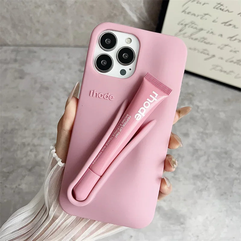 Luxury Lemontini Silicone Phone Case – Stylish, Durable & Anti-Fingerprint
