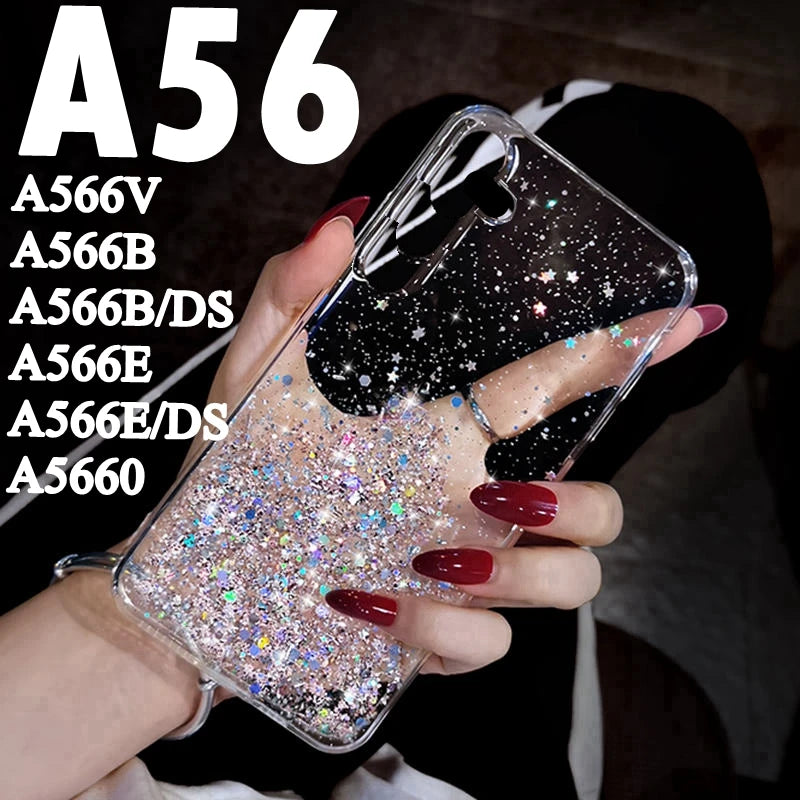Starry Sky Glitter Case for Samsung Galaxy A56 – Stylish & Durable Protection
