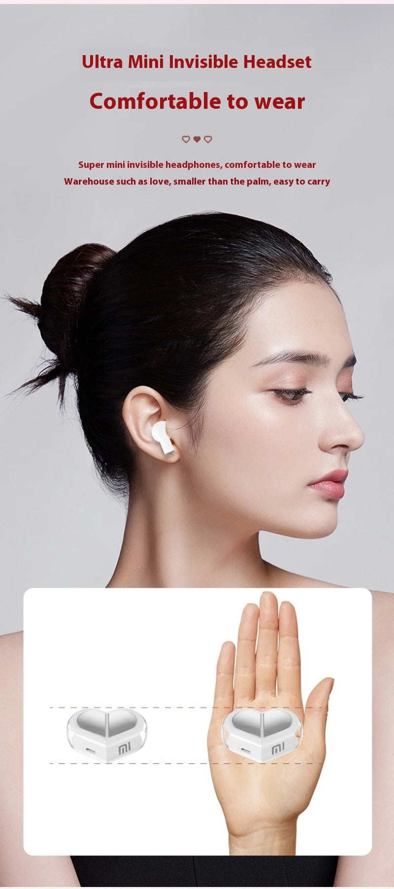 MIJIA K520 True Wireless Bluetooth Earphones | 30H Battery Life, ANC, Gaming & Sports In-Ear Headphones with Mic