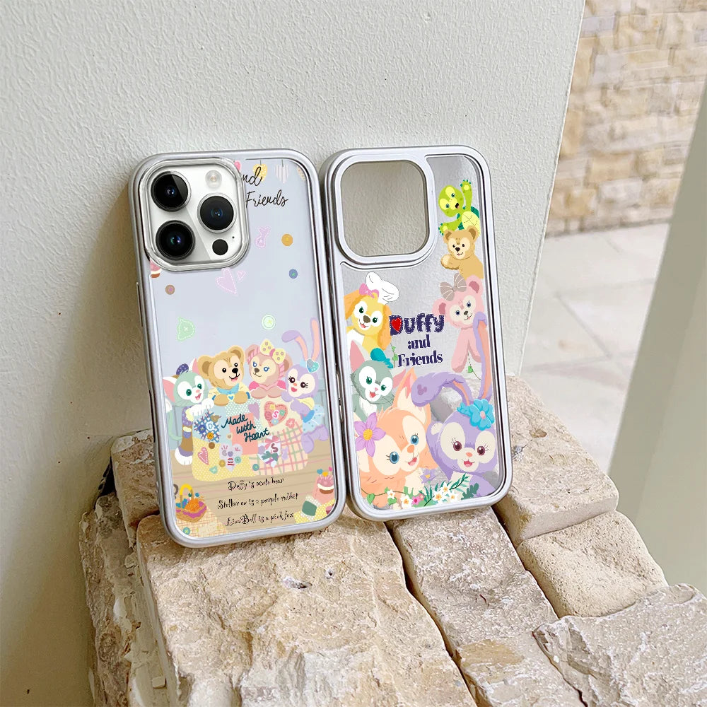 Cute Duffy & Friends Phone Case – Full Coverage Protection with Stylish Design