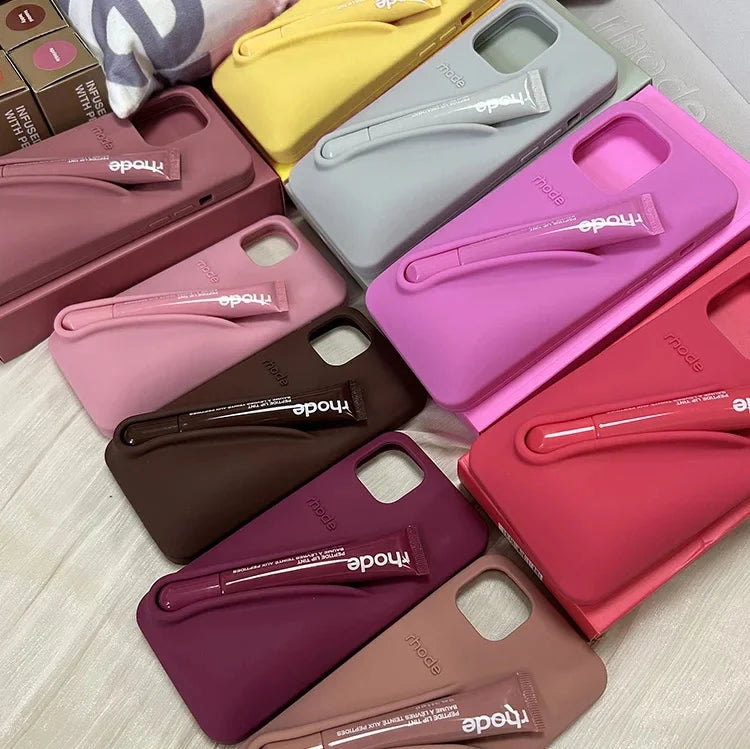 Luxury Lemontini Silicone Phone Case – Stylish, Durable & Anti-Fingerprint