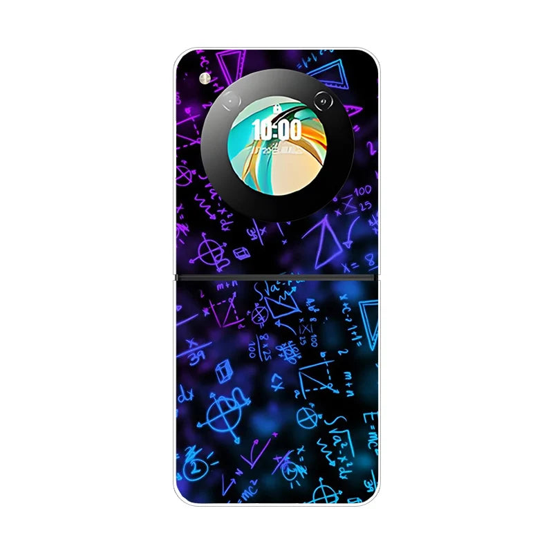 Stylish Transparent Cartoon & Pattern Hard PC Case for ZTE Nubia Flip / Flip 2 / Libero Flip – Shockproof & Anti-Scratch Protection