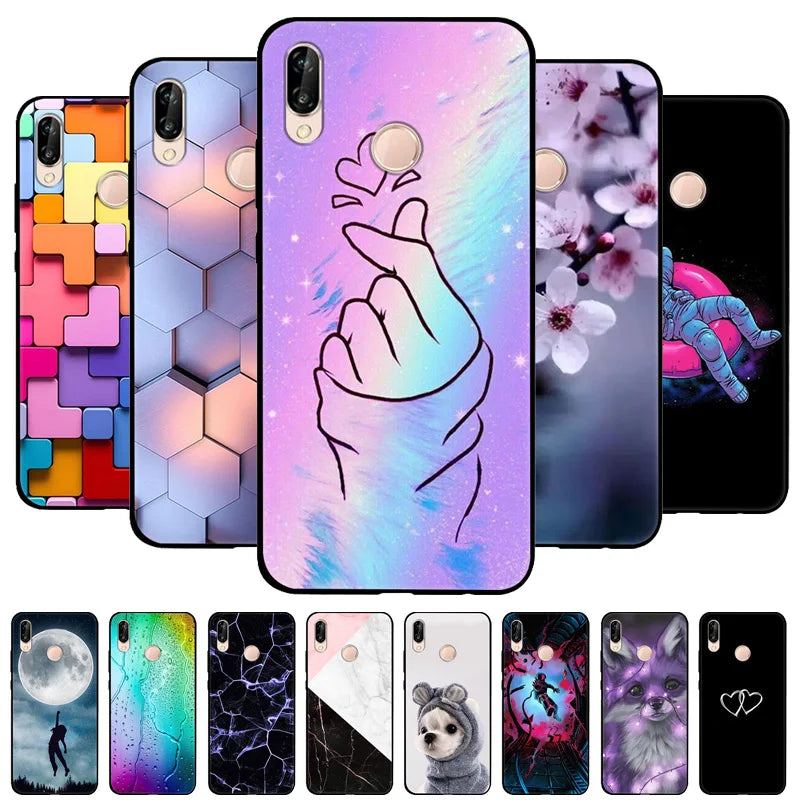 Cute Cartoon Animal Phone Case for Huawei P20 Lite – Ultra Thin Soft Silicone Cover