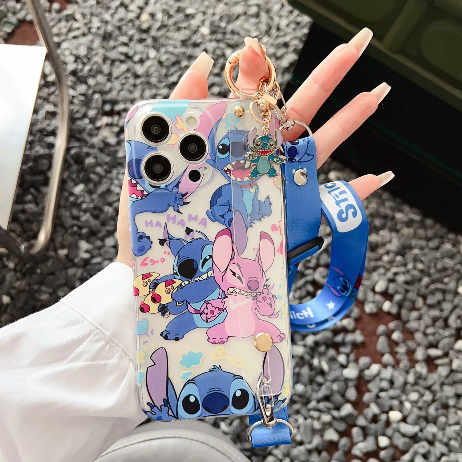 Cute Cartoon Anime TPU Phone Case with Holder – Full Coverage Protection