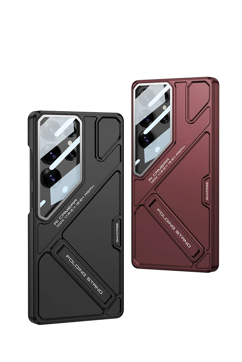 Hard Shell Lens film Bracket Lens Film Phone Case For Samsung Galaxy S25 S23 S24 Ultra Lens Anti Fall Holder Protective Cover