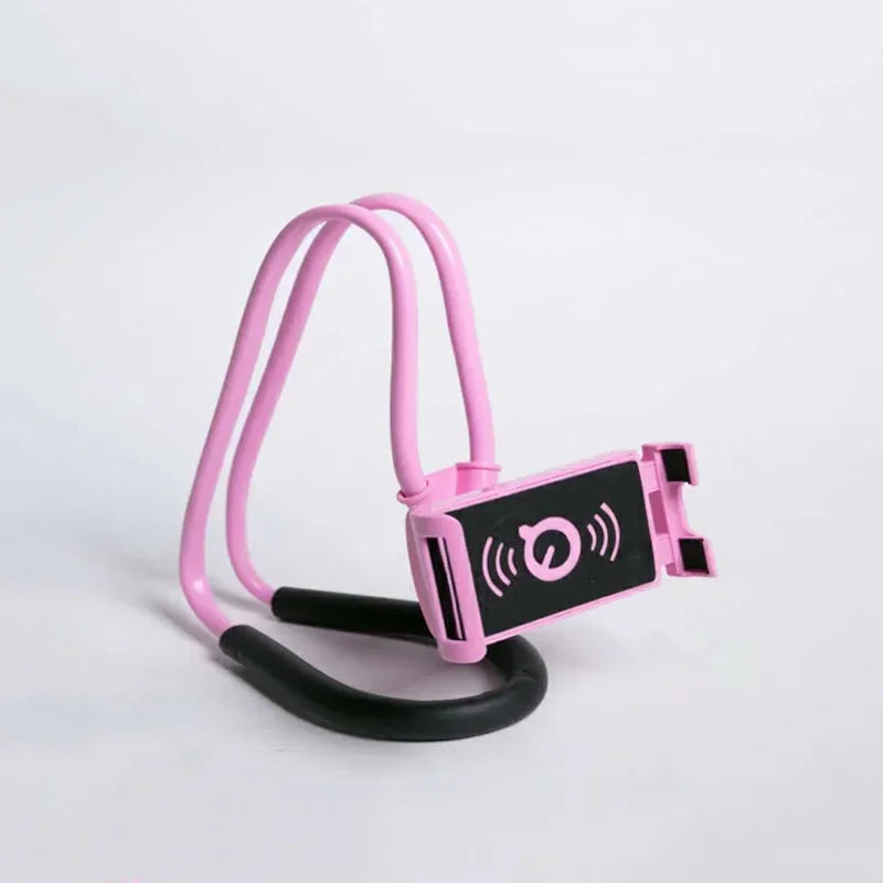 Flexible Mobile Phone Holder Hanging Neck Lazy Necklace Bracket Bed360 Degree Phones Holder Stand For iPhone Xiaomi Samsung