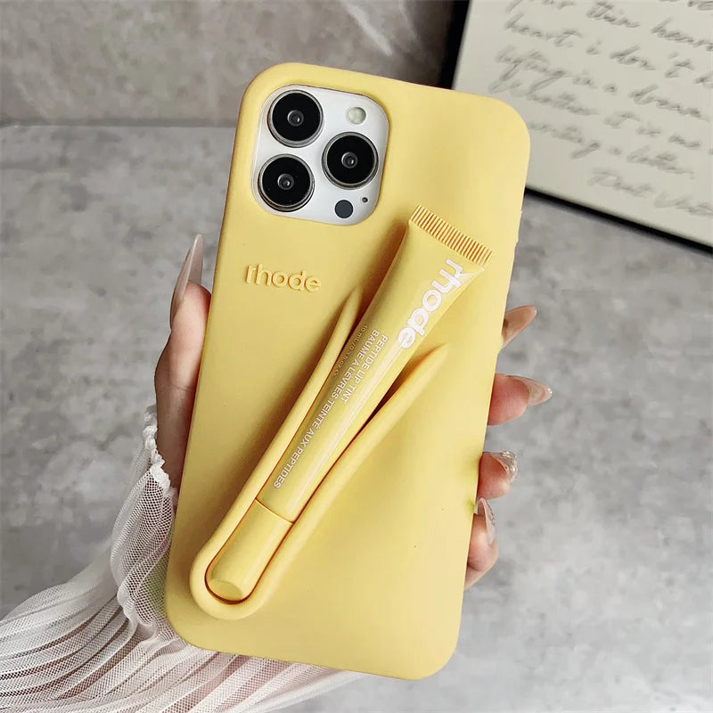 Luxury Lemontini Silicone Phone Case – Stylish, Durable & Anti-Fingerprint