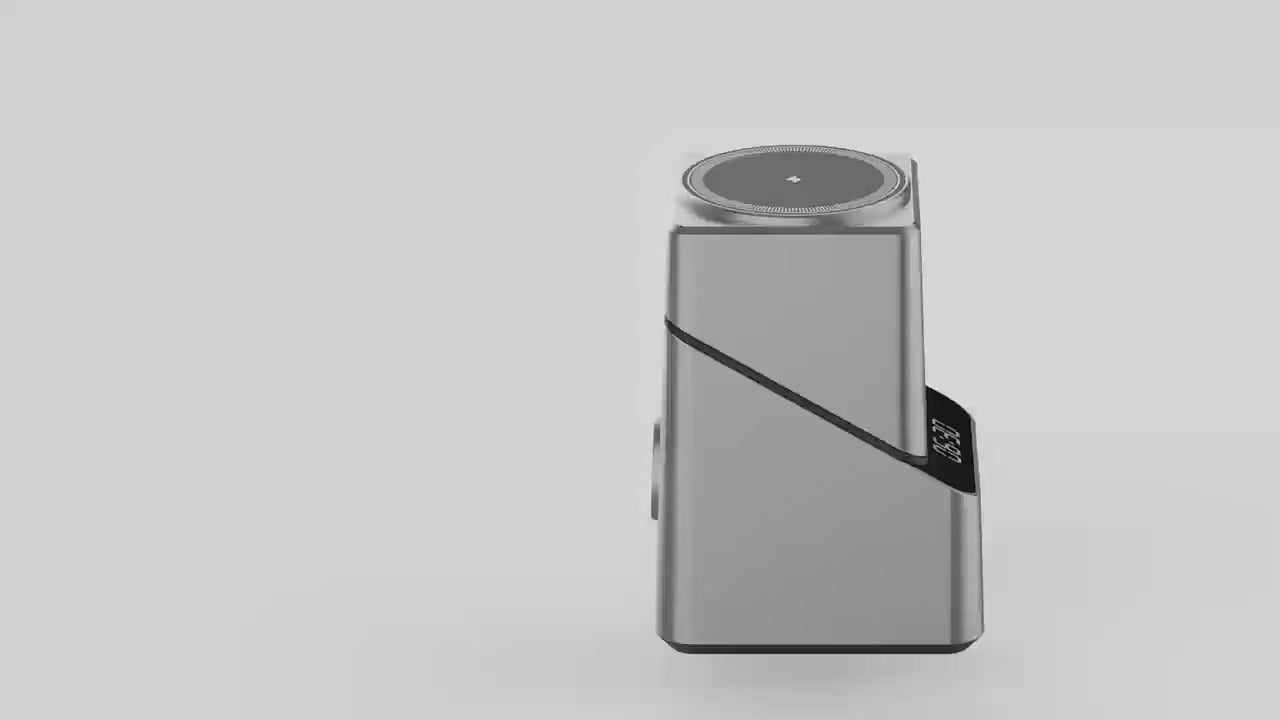 Magnetic 4 in 1 Auto Rotation Wireless Charger