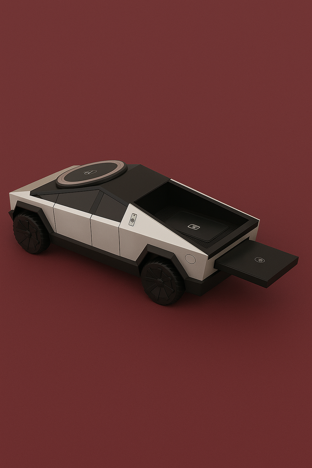 Multifunctional Magnetic Wireless Charger Car 3-in-1