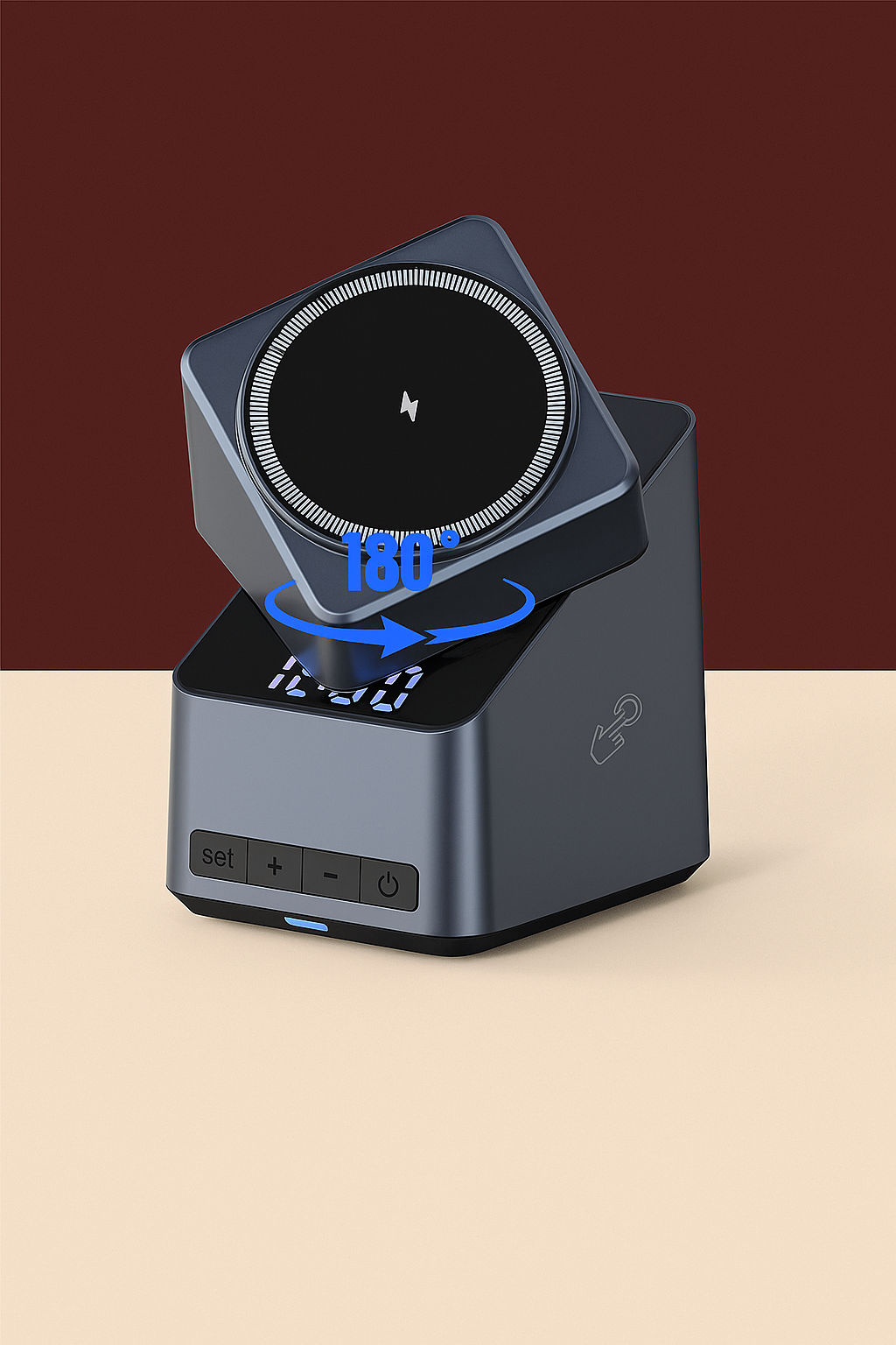 Magnetic 4 in 1 Auto Rotation Wireless Charger