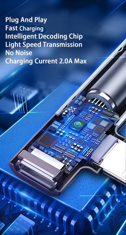 GOLDFOX 2-in-1 Lightning to 3.5mm AUX &amp; Charging Adapter | Audio + Power Splitter for iPhone