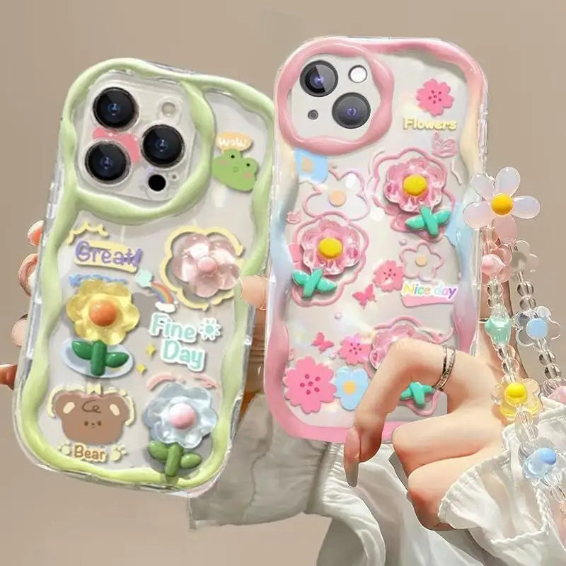 Cute Anime Cartoon Soft Silicone Full Coverage Case – Stylish Protection for Your Phone
