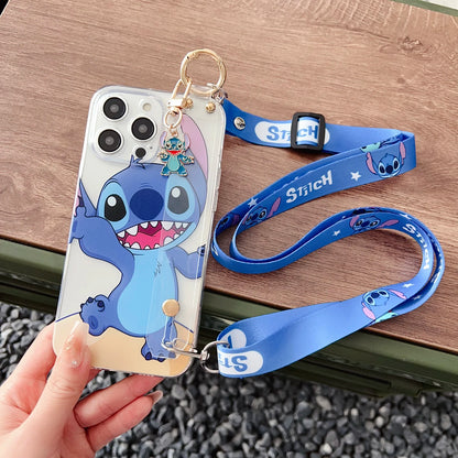 Cute Cartoon Anime TPU Phone Case with Holder – Full Coverage Protection