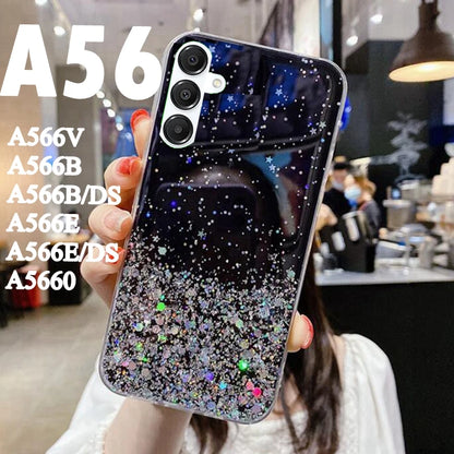 Starry Sky Glitter Case for Samsung Galaxy A56 – Stylish &amp; Durable Protection