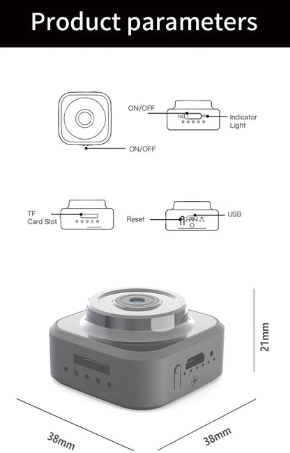 SQ12 1080P Mini WiFi Camera | Portable Magnetic Night Vision Security Cam