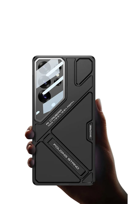 Hard Shell Lens film Bracket Lens Film Phone Case For Samsung Galaxy S25 S23 S24 Ultra Lens Anti Fall Holder Protective Cover