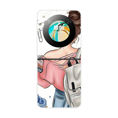 Stylish Transparent Cartoon &amp; Pattern Hard PC Case for ZTE Nubia Flip / Flip 2 / Libero Flip – Shockproof &amp; Anti-Scratch Protection