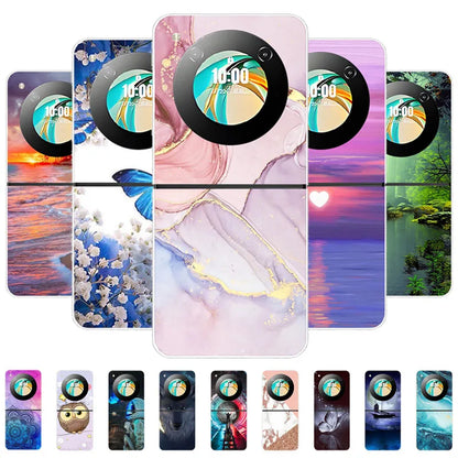 Stylish Transparent Cartoon &amp; Pattern Hard PC Case for ZTE Nubia Flip / Flip 2 / Libero Flip – Shockproof &amp; Anti-Scratch Protection