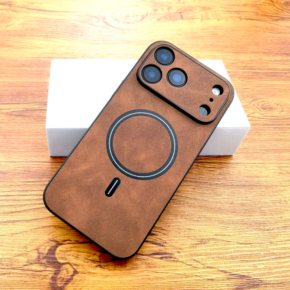 Luxury Artificial Leather Full Coverage Phone Case – Anti-Scratch &amp; Anti-Fingerprint