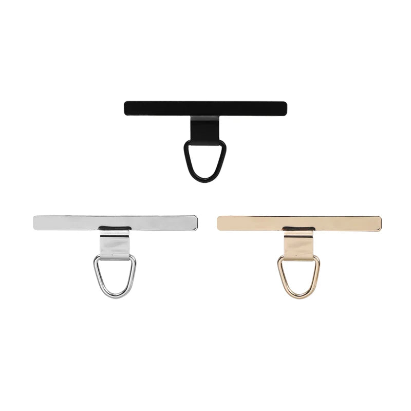 Durable Stainless Steel Phone Tether Clip – Anti-Loss Lanyard Tab Card, Ultra-Thin Sling Piece (1/2/3Pcs)