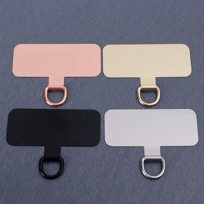 Durable Stainless Steel Phone Tether Clip – Anti-Loss Lanyard Tab Card, Ultra-Thin Sling Piece (1/2/3Pcs)