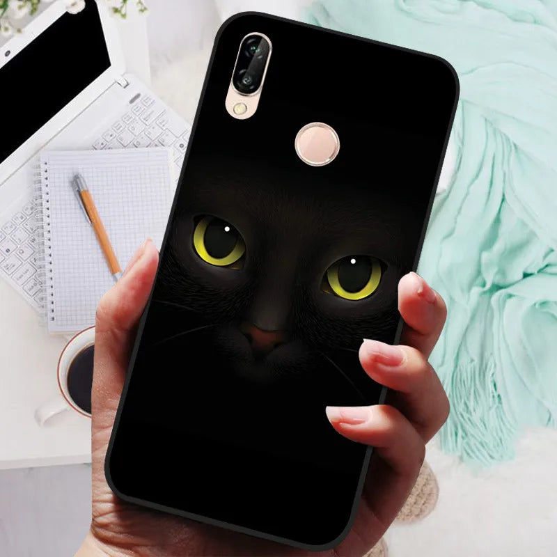 Cute Cartoon Animal Phone Case for Huawei P20 Lite – Ultra Thin Soft Silicone Cover