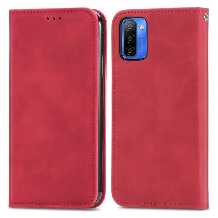 Luxury PU Leather Wallet Case – Magnetic, Shockproof &amp; 360° Full Protection