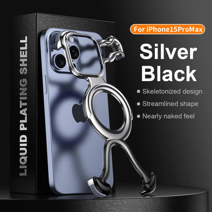 Magnetic Metal Phone Anti-fall Cover