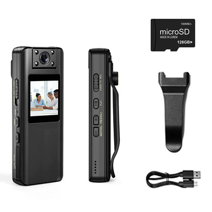 Vandlion A22 Mini Camera 1080P – Infrared Night Vision, 180° Rotating Lens, 10H Battery Life