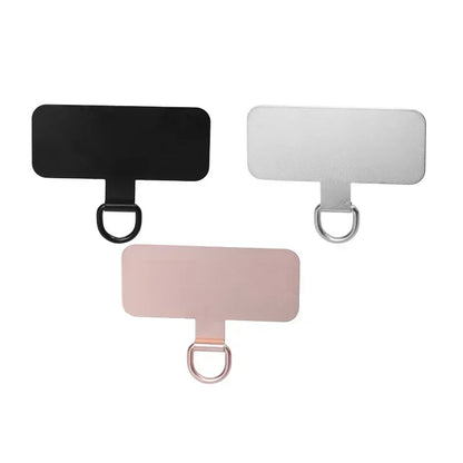Durable Stainless Steel Phone Tether Clip – Anti-Loss Lanyard Tab Card, Ultra-Thin Sling Piece (1/2/3Pcs)