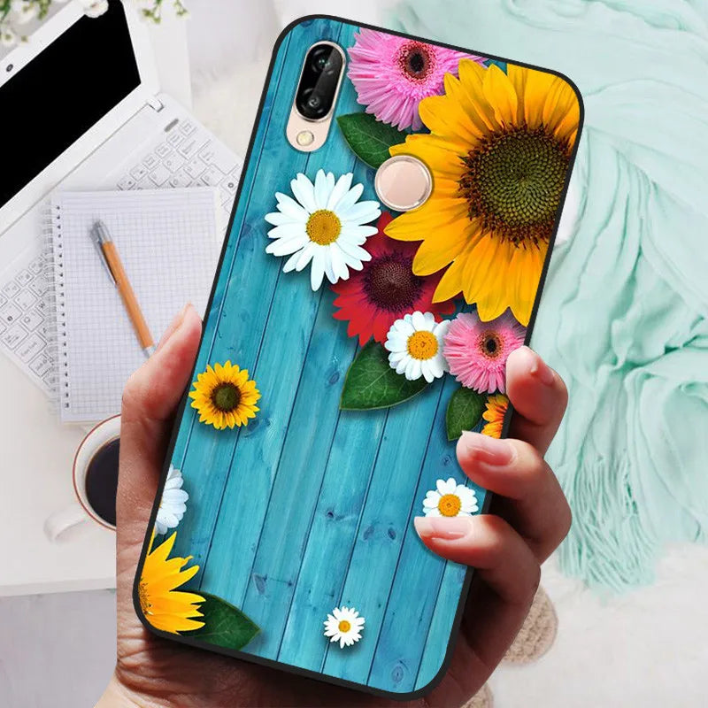 Cute Cartoon Animal Phone Case for Huawei P20 Lite – Ultra Thin Soft Silicone Cover