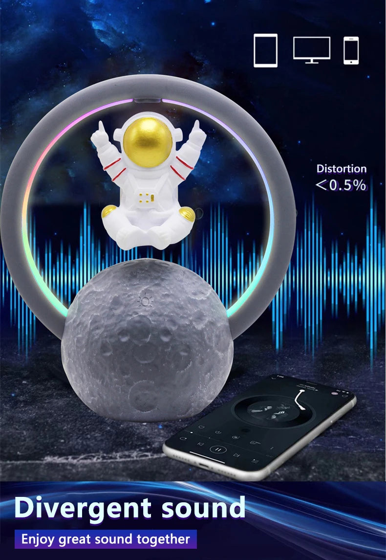 UTHIA Portable Bluetooth 5.0 Speaker | 3D Surround Sound with LED Lights &amp; TWS Pairing