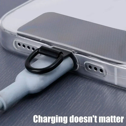 Durable Stainless Steel Phone Tether Clip – Anti-Loss Lanyard Tab Card, Ultra-Thin Sling Piece (1/2/3Pcs)