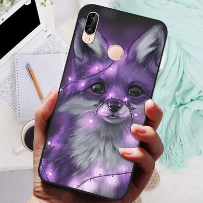 Cute Cartoon Animal Phone Case for Huawei P20 Lite – Ultra Thin Soft Silicone Cover