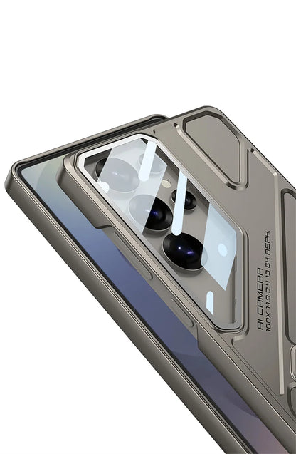 Hard Shell Lens film Bracket Lens Film Phone Case For Samsung Galaxy S25 S23 S24 Ultra Lens Anti Fall Holder Protective Cover