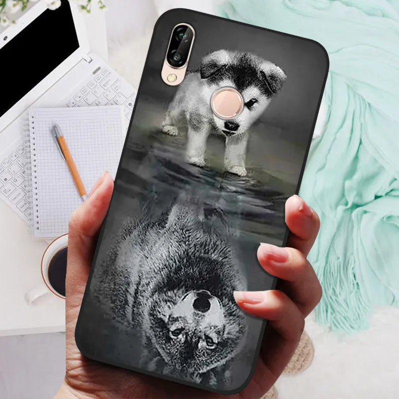 Cute Cartoon Animal Phone Case for Huawei P20 Lite – Ultra Thin Soft Silicone Cover
