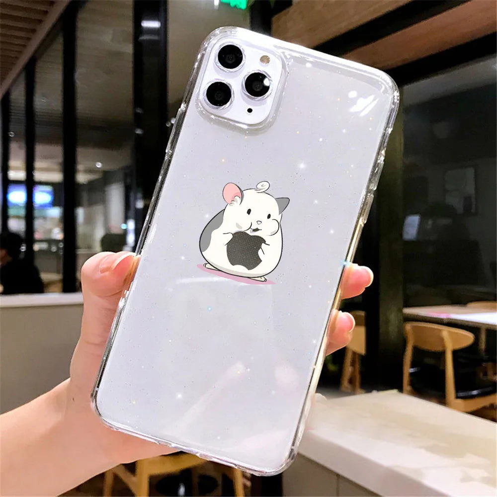 Cute Cartoon Koala &amp; Kitten Soft Phone Case for iPhone – Full Coverage, Anti-Scratch, Washable