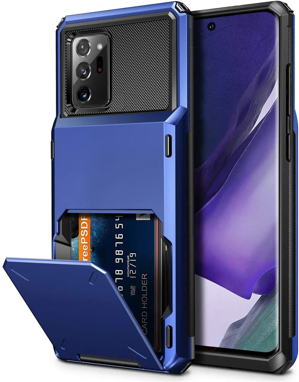 Luxury Wallet Shockproof Case with Card Holder for Samsung Galaxy Note 20 Ultra &amp; Note 20 – Slim &amp; Stylish Protection