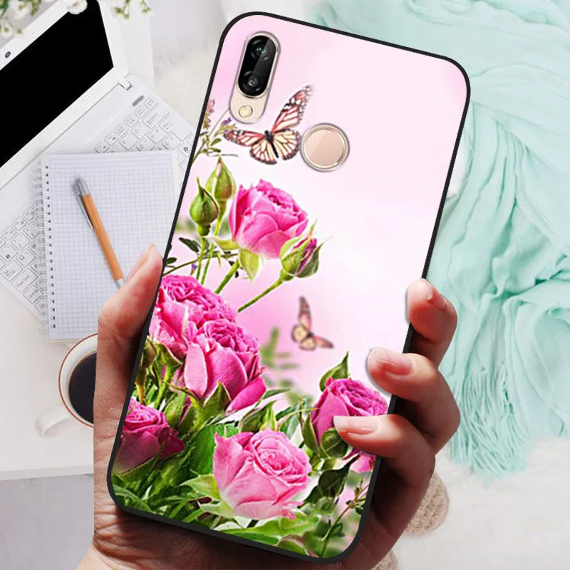 Cute Cartoon Animal Phone Case for Huawei P20 Lite – Ultra Thin Soft Silicone Cover