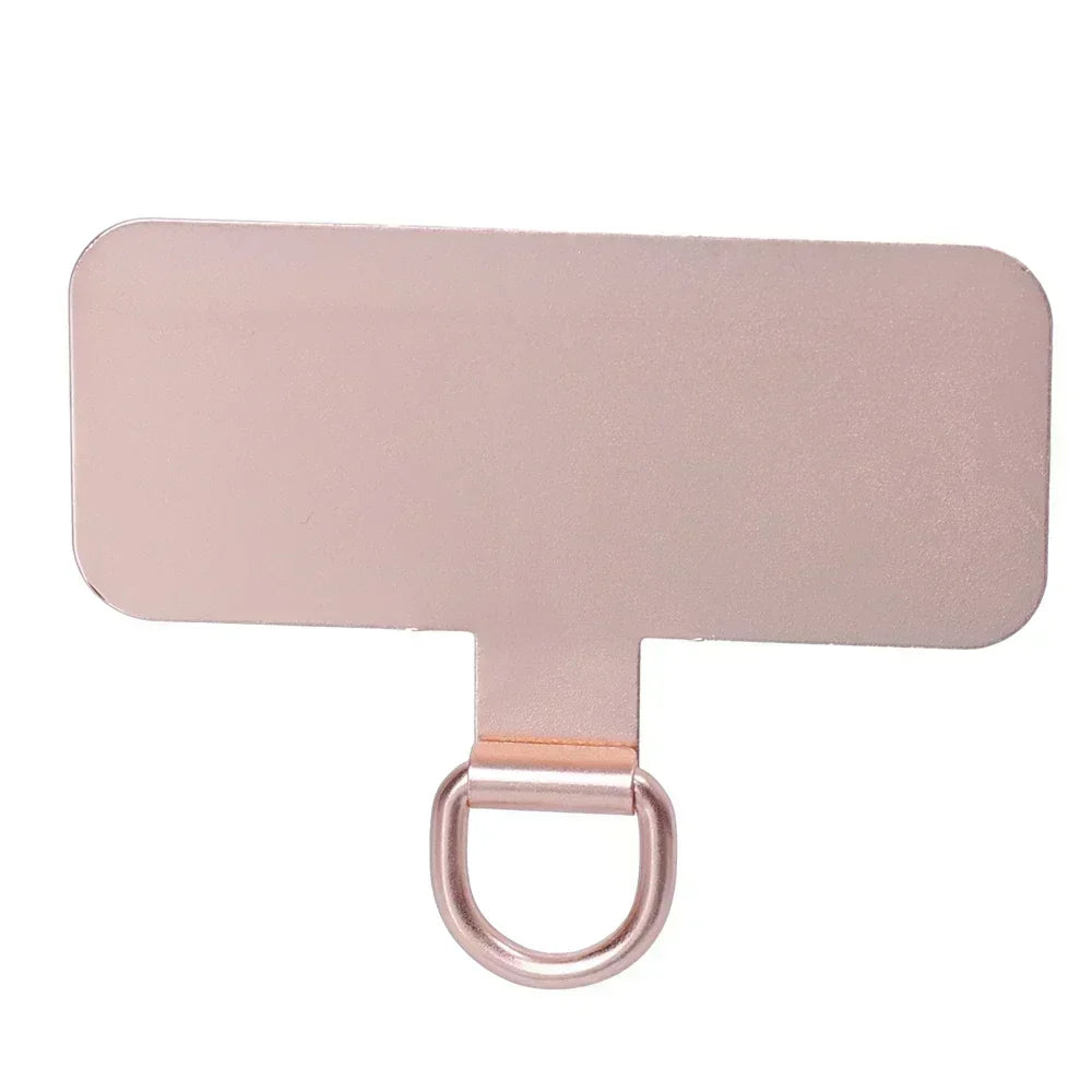 Durable Stainless Steel Phone Tether Clip – Anti-Loss Lanyard Tab Card, Ultra-Thin Sling Piece (1/2/3Pcs)