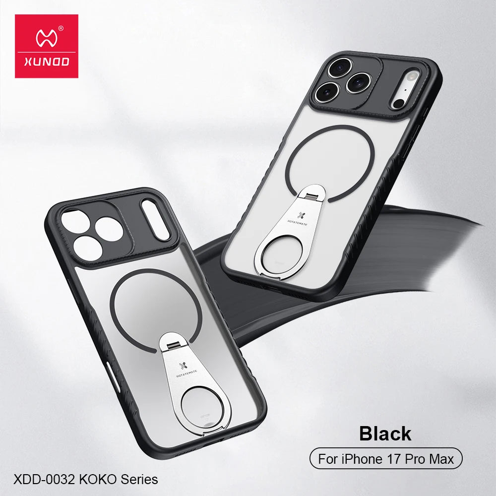 XUNDD Magnetic Shockproof Kickstand Case – Strong Grip &amp; Full Camera Protection