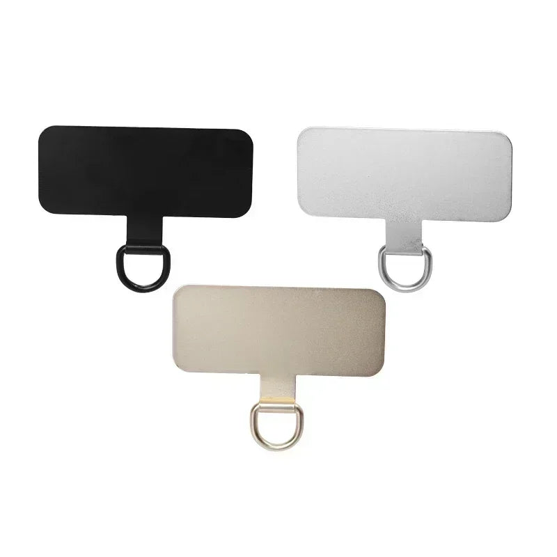 Durable Stainless Steel Phone Tether Clip – Anti-Loss Lanyard Tab Card, Ultra-Thin Sling Piece (1/2/3Pcs)