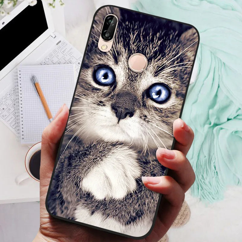 Cute Cartoon Animal Phone Case for Huawei P20 Lite – Ultra Thin Soft Silicone Cover