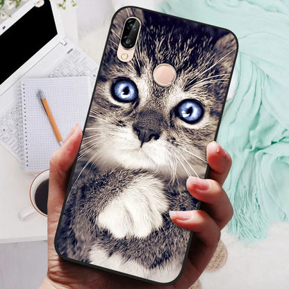 Cute Cartoon Animal Phone Case for Huawei P20 Lite – Ultra Thin Soft Silicone Cover