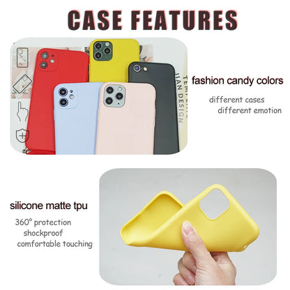 Cute Candy Color Crossbody Phone Case with Adjustable Lanyard – Soft TPU Protection for Samsung Galaxy Series