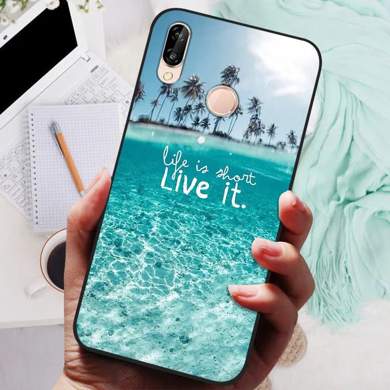 Cute Cartoon Animal Phone Case for Huawei P20 Lite – Ultra Thin Soft Silicone Cover