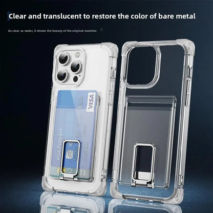 Silicone Wallet Phone Case with Holder &amp; Clip – Practical &amp; Stylish