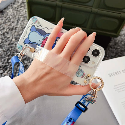 Cute Cartoon Anime TPU Phone Case with Holder – Full Coverage Protection