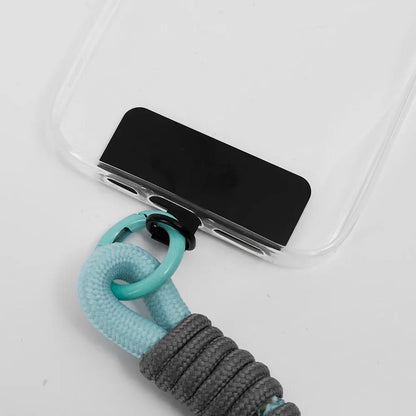Durable Stainless Steel Phone Tether Clip – Anti-Loss Lanyard Tab Card, Ultra-Thin Sling Piece (1/2/3Pcs)